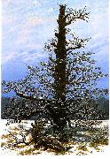 Caspar David Friedrich Oak Tree in the Snow Spain oil painting artist